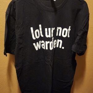 Next Level Apparel Black Tee - White Text